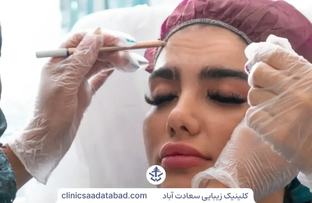 تزریق ژل به پیشانی